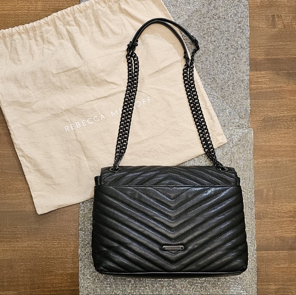 Rebecca Minkoff Edie Shoulder / Crossbody Bag with Dust Bag - Picture 2 of 16